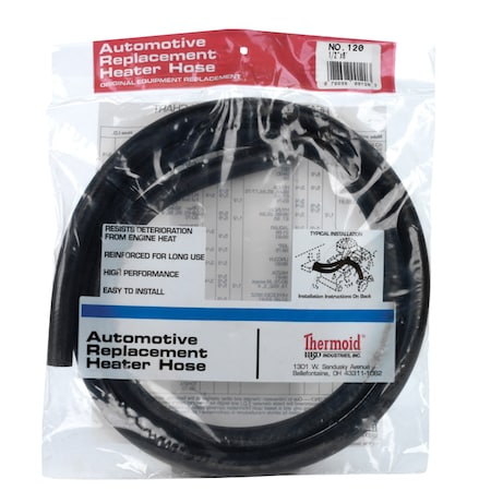 Thermoid HOSE CAR HEATER 6'X1/2"" 120